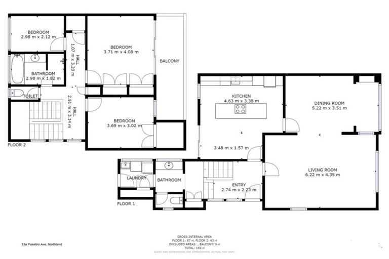 Photo of property in 13a Puketiro Avenue, Northland, Wellington, 6012