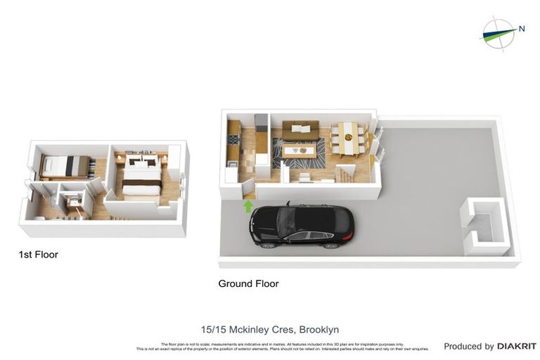 Photo of property in Paddington Apartments, 15/15u Mckinley Crescent, Brooklyn, Wellington, 6021