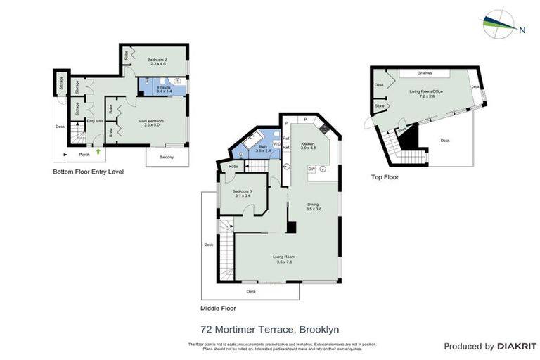 Photo of property in 72 Mortimer Terrace, Brooklyn, Wellington, 6021