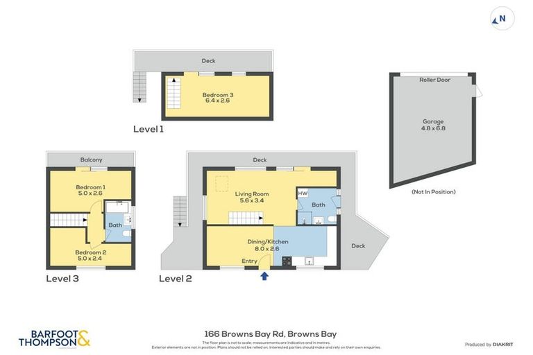 Photo of property in 166 Browns Bay Road, Murrays Bay, Auckland, 0630