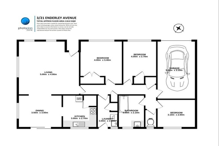 Photo of property in 21u3 Enderley Avenue, Enderley, Hamilton, 3214