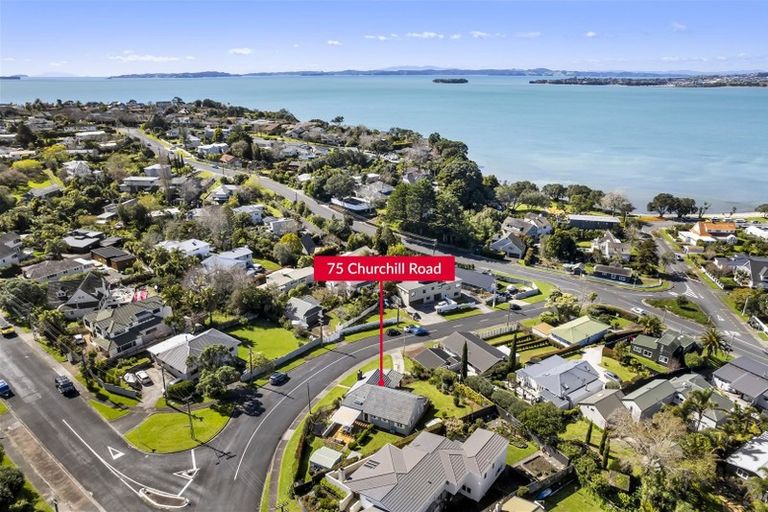 Photo of property in 75 Churchill Road, Cockle Bay, Auckland, 2014