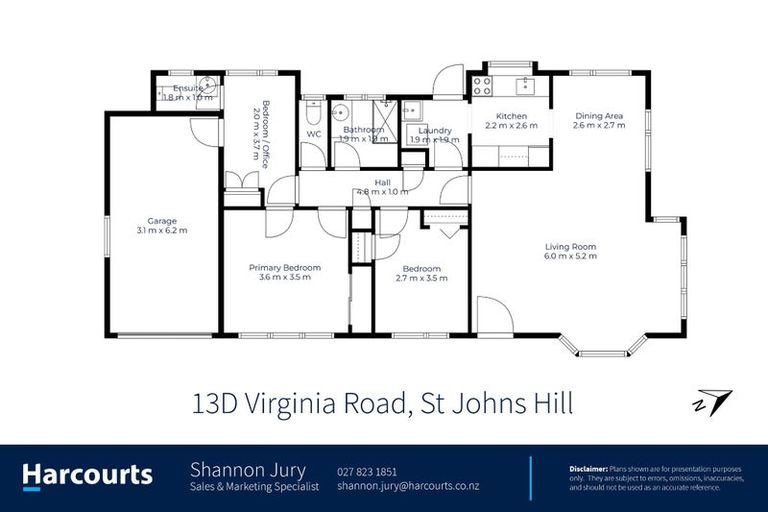 Photo of property in 13d Virginia Road, Saint Johns Hill, Whanganui, 4500