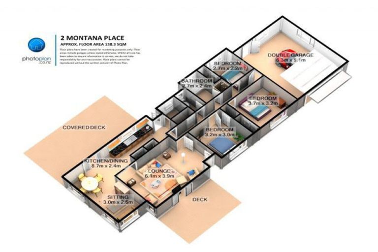 Photo of property in 2 Montana Place, Dinsdale, Hamilton, 3204