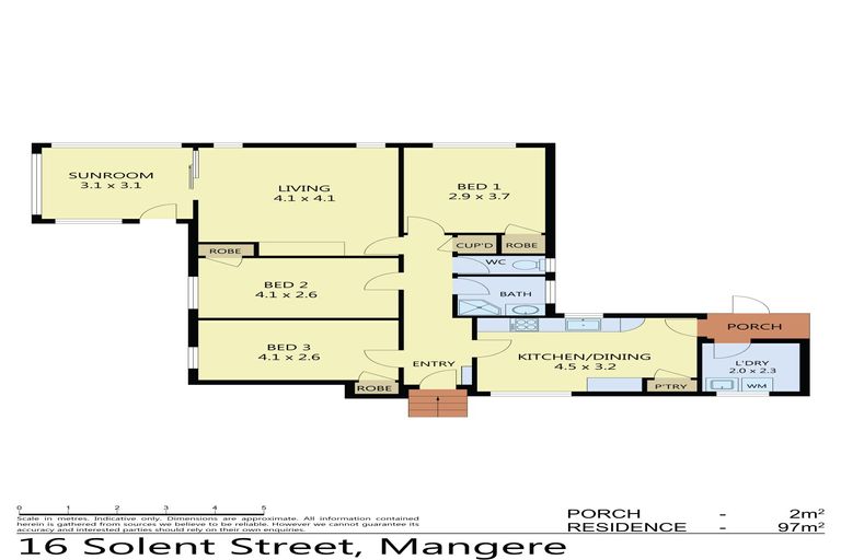 Photo of property in 16 Solent Street, Mangere, Auckland, 2022