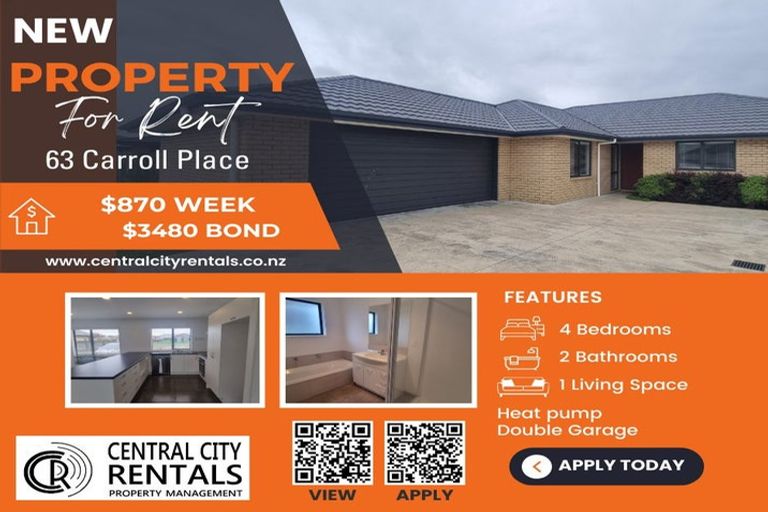 Photo of property in 63 Carroll Place, Owhata, Rotorua, 3010