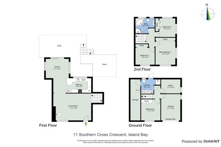 Photo of property in 11 Southern Cross Crescent, Island Bay, Wellington, 6023