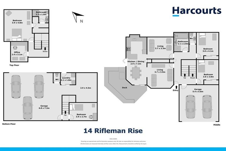 Photo of property in 14 Rifleman Rise, Unsworth Heights, Auckland, 0632