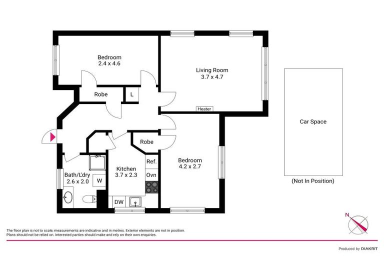 Photo of property in 1u6 Rixon Grove, Mount Victoria, Wellington, 6011