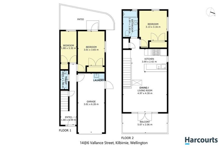 Photo of property in St Giles Court Apartments, 14/6 Vallance Street, Kilbirnie, Wellington, 6022