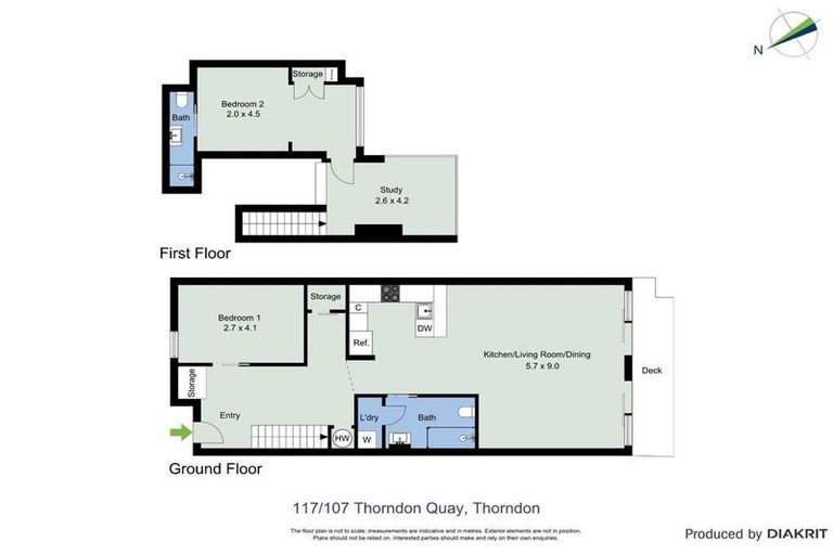 Photo of property in Stadium Garden Flats, 117/107 Thorndon Quay, Pipitea, Wellington, 6011