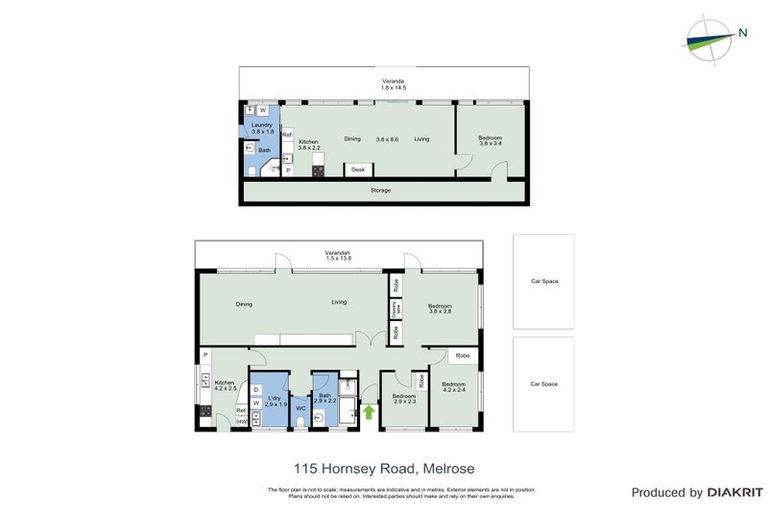 Photo of property in 115 Hornsey Road, Melrose, Wellington, 6023