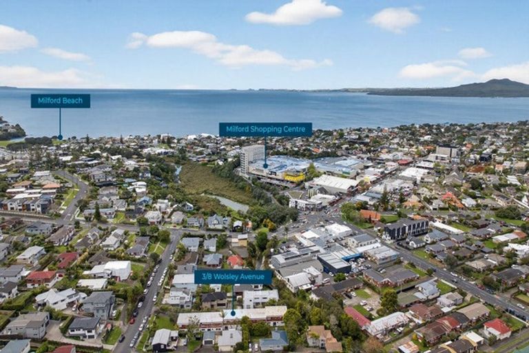 Photo of property in 3/8 Wolsley Avenue, Milford, Auckland, 0620
