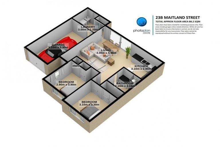 Photo of property in 23b Maitland Street, Frankton, Hamilton, 3204