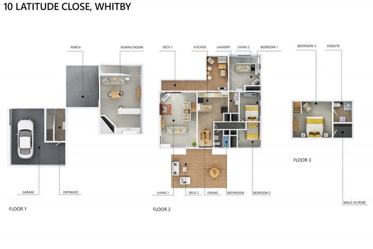 Photo of property in 10 Latitude Close, Whitby, Porirua, 5024