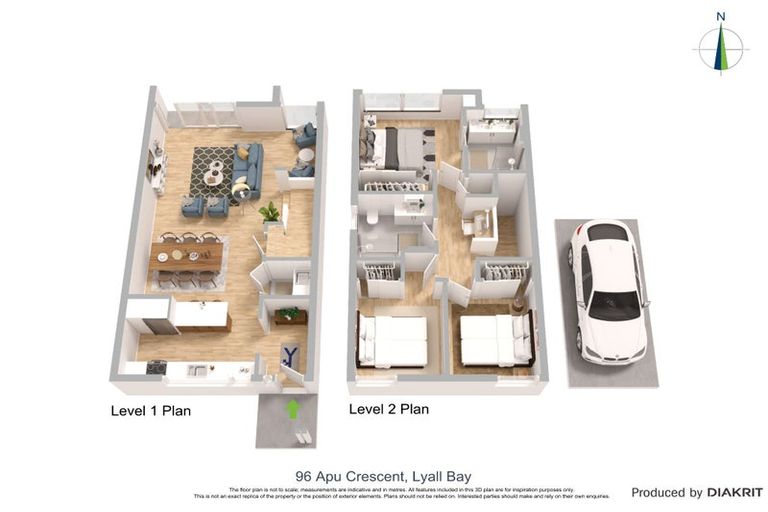 Photo of property in 96 Apu Crescent, Lyall Bay, Wellington, 6022