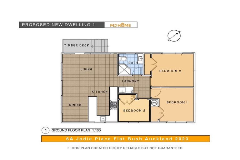 Photo of property in 6 Jodie Place, Flat Bush, Auckland, 2023