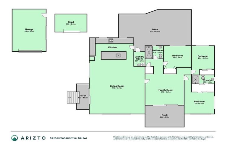 Photo of property in 14 Mowhanau Drive, Kai Iwi, Whanganui, 4574