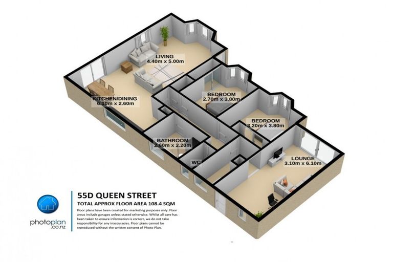 Photo of property in 55d Queen Street, Cambridge, 3434