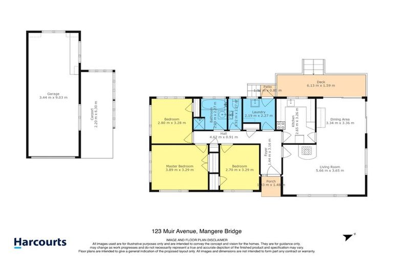 Photo of property in 123 Muir Avenue, Mangere Bridge, Auckland, 2022