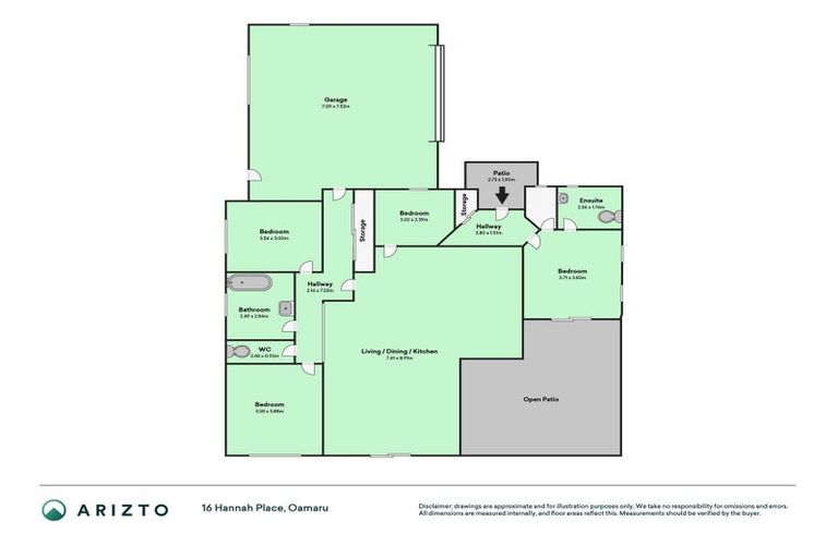 Photo of property in 16 Hannah Place, Holmes Hill, Oamaru, 9401