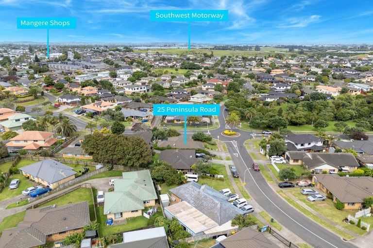 Photo of property in 25 Peninsula Road, Mangere, Auckland, 2022
