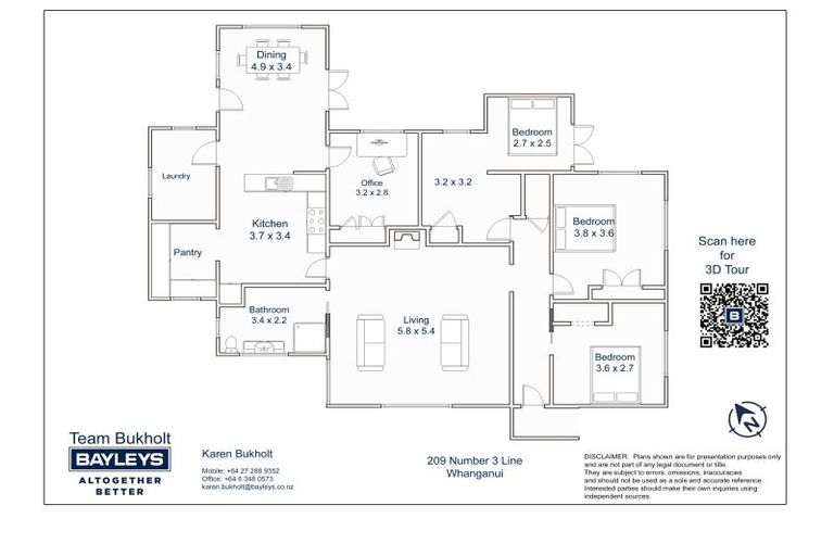 Photo of property in 209 No 3 Line, Whanganui East, Whanganui, 4500