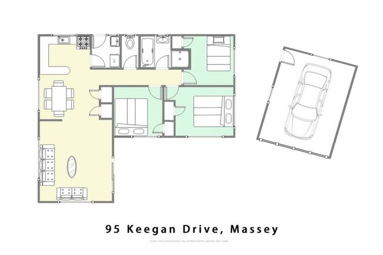 Photo of property in 95 Keegan Drive, Massey, Auckland, 0614