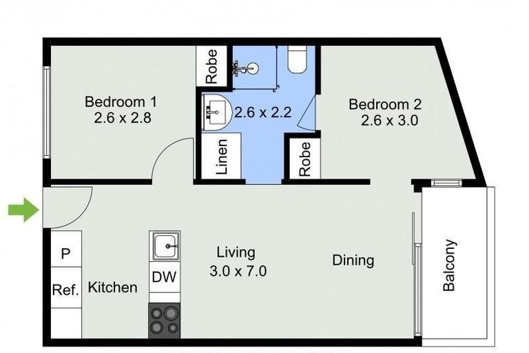Photo of property in Soho Apartments, 810/74 Taranaki Street, Te Aro, Wellington, 6011