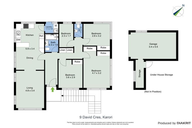 Photo of property in 9 David Crescent, Karori, Wellington, 6012