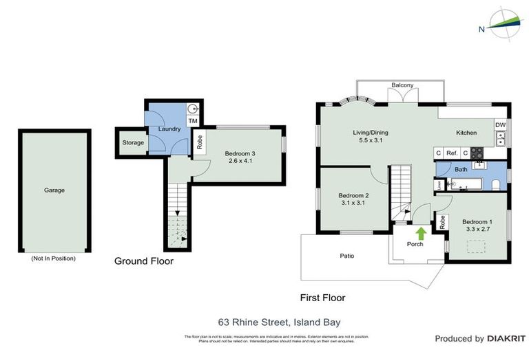 Photo of property in 63 Rhine Street, Island Bay, Wellington, 6023