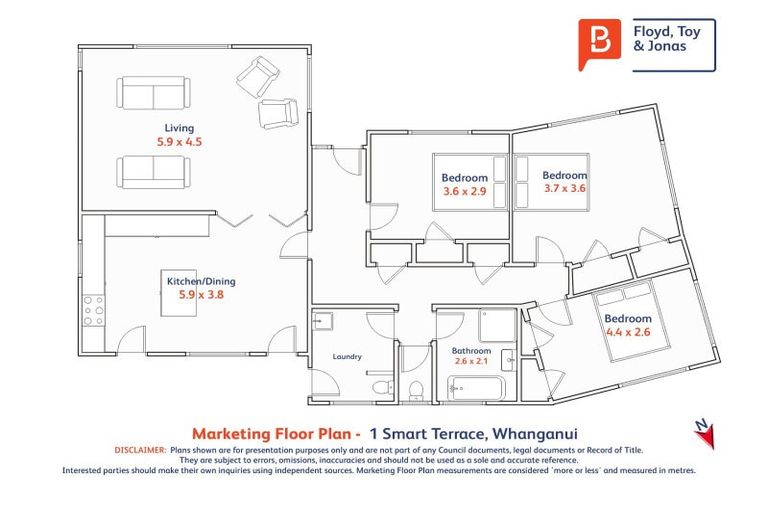 Photo of property in 1 Smart Terrace, Saint Johns Hill, Whanganui, 4500