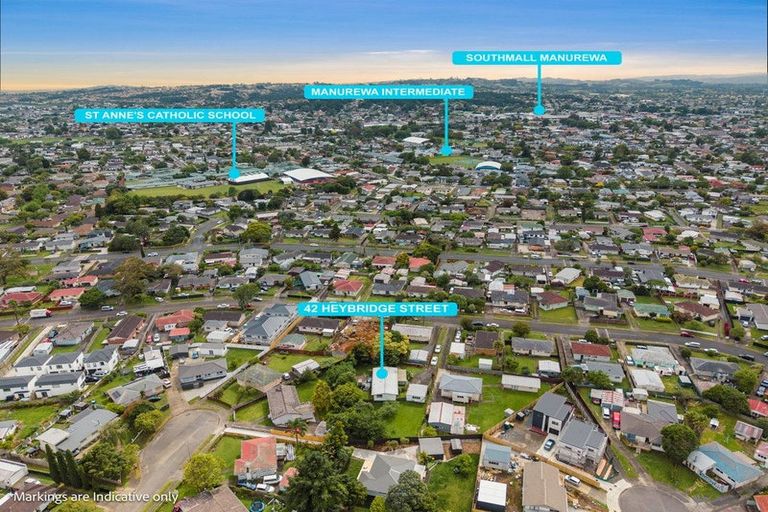 Photo of property in 42 Heybridge Street, Manurewa, Auckland, 2102