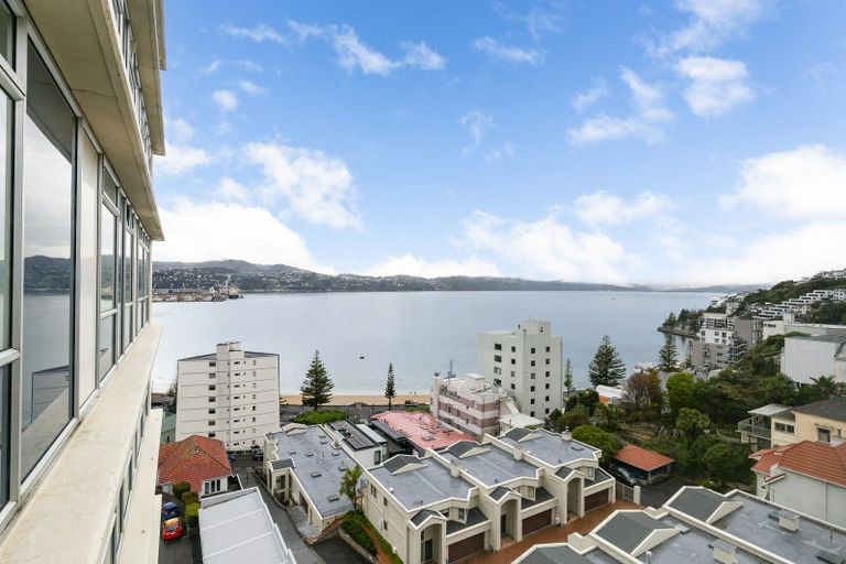 Photo of property in Jerningham Apartments, 20 Oriental Terrace, Oriental Bay, Wellington, 6011