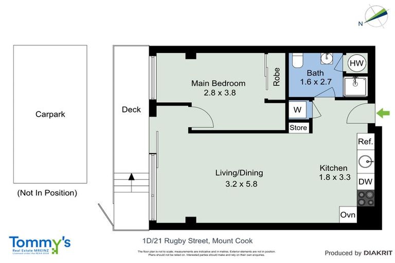 Photo of property in Nouvo Apartments, 1d/21 Rugby Street, Mount Cook, Wellington, 6021