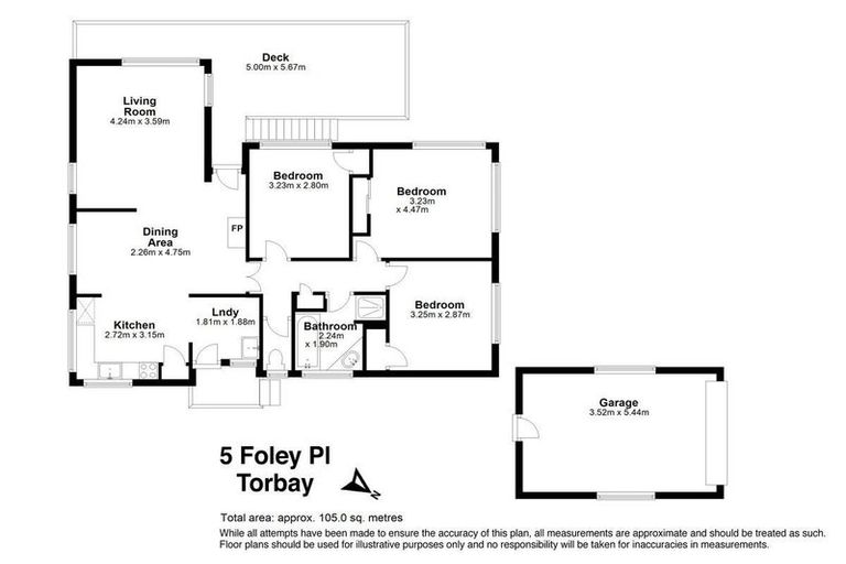 Photo of property in 5 Foley Place, Torbay, Auckland, 0632