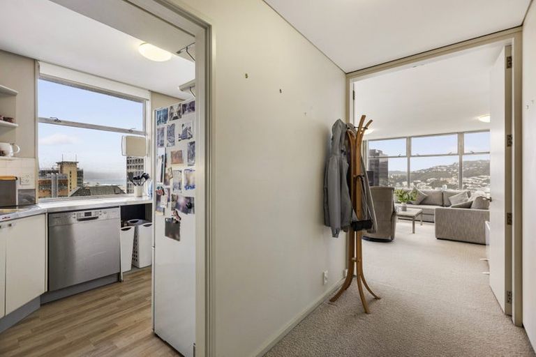 Photo of property in Jellicoe Towers, 191 The Terrace, Wellington Central, Wellington, 6011