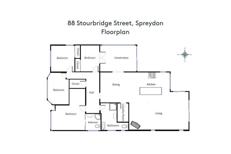 Photo of property in 88 Stourbridge Street, Spreydon, Christchurch, 8024
