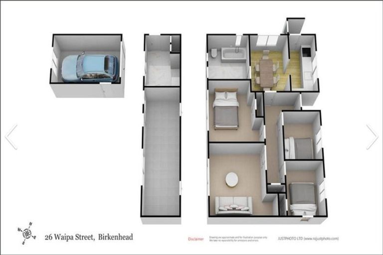 Photo of property in 26 Waipa Street, Birkenhead, Auckland, 0626