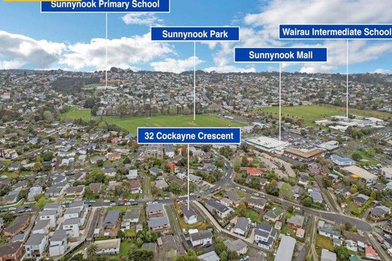 Photo of property in 32 Cockayne Crescent, Sunnynook, Auckland, 0620