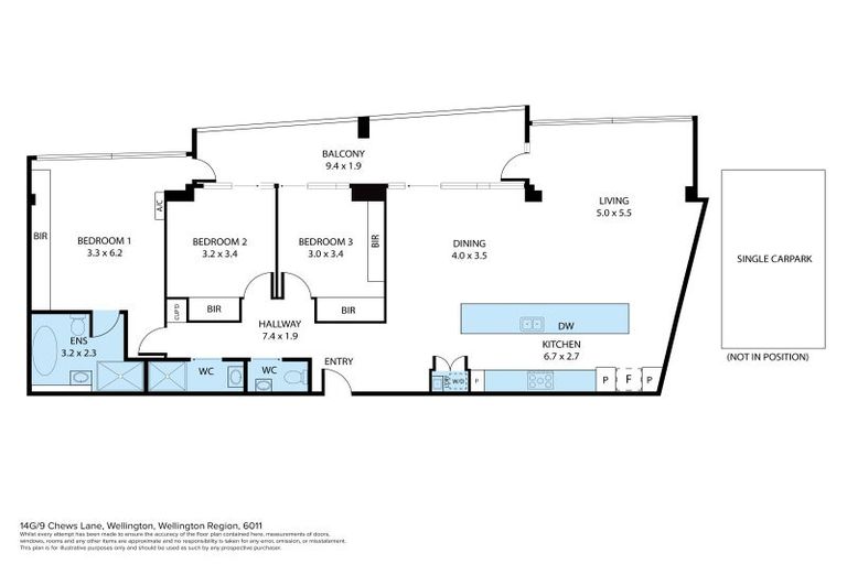 Photo of property in Chews Lane Apartments, 14g/9 Chews Lane, Wellington Central, Wellington, 6011