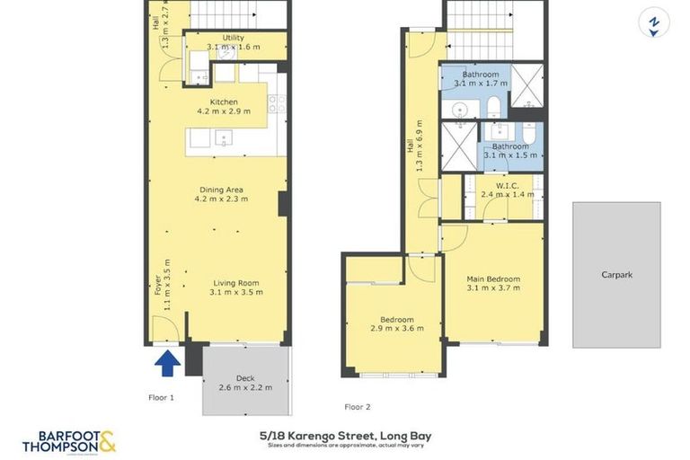 Photo of property in 8/19 Windlass Street, Long Bay, Auckland, 0630