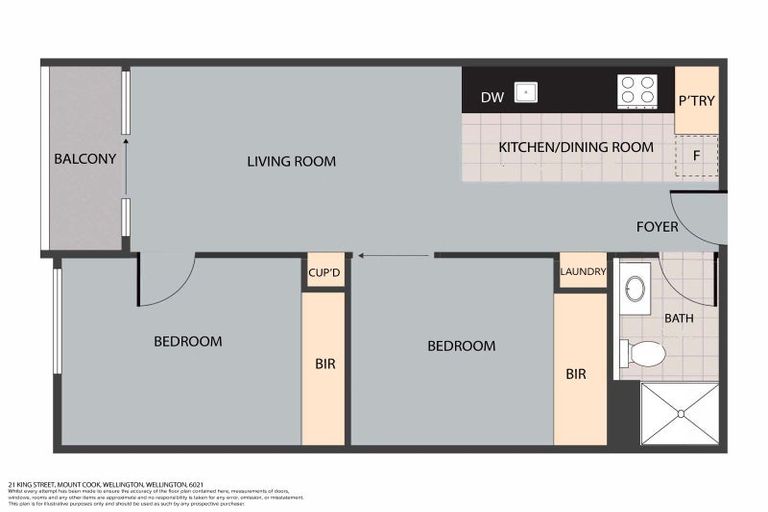Photo of property in 302/21u King Street, Mount Cook, Wellington, 6021