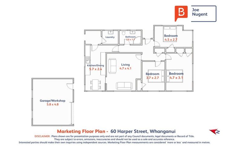 Photo of property in 60 Harper Street, Gonville, Whanganui, 4501