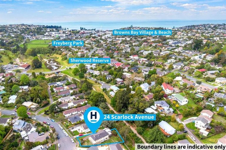 Photo of property in 24 Scarlock Avenue, Browns Bay, Auckland, 0630