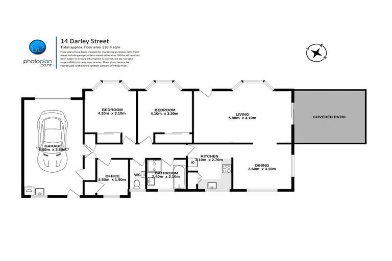 Photo of property in 14 Darley Street, Maeroa, Hamilton, 3200