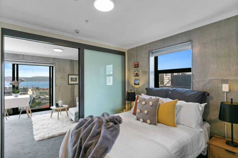 Photo of property in Frame Apartments, 901/111 Molesworth Street, Thorndon, Wellington, 6011