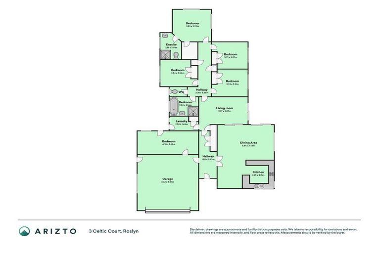 Photo of property in 3 Celtic Court, Roslyn, Palmerston North, 4414