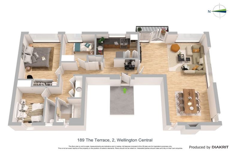 Photo of property in Jellicoe Towers, 191 The Terrace, Wellington Central, Wellington, 6011