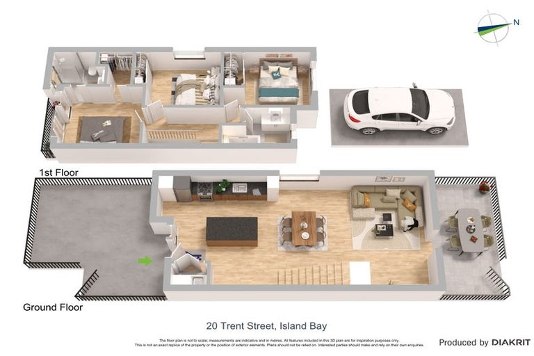 Photo of property in 2/20 Trent Street, Island Bay, Wellington, 6023
